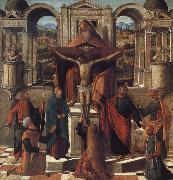 Giovanni Mansueti Symbolic Representaton of the Crucifixion oil on canvas